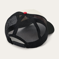 Rodeo Patch Trucker Cap Off White / Black | Stetson