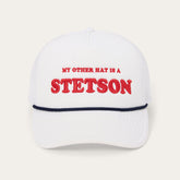 My Other Hat Is A Stetson Trucker Cap White | Stetson