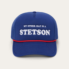 My Other Hat Is A Stetson Trucker Cap Royal | Stetson