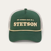 My Other Hat Is A Stetson Trucker Cap Olive | Stetson