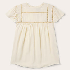 Cream Herringbone Blouse White | Stetson