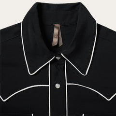 Black Sleeveless Western Shirt Black | Stetson