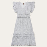 Stars Print Dress White | Stetson