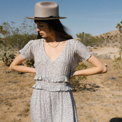 Stars Print Dress White | Stetson