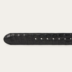 Caiman Western Tab Belt Black Classic | Stetson
