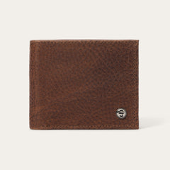 Bison Leather Stetson Rivet Bi-Fold Wallet Hazelnut Bison | Stetson