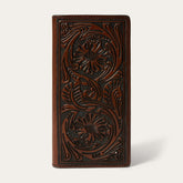 Tooled Checkbook Brown | Stetson