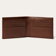 Tooled Bi-Fold Wallet Brown | Stetson