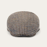 Linen/Cotton Houndstooth Driver Cap Multicolor Houndstooth | Stetson