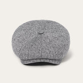 Herringbone Silk Hatteras Black Herringbone | Stetson