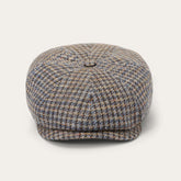 Linen/Cotton Houndstooth Hatteras Multicolor Houndstooth | Stetson