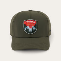 Sunset Baseball Cap Olive | Stetson