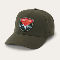 Sunset Baseball Cap Olive | Stetson