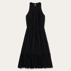 Solid Sleeveless Prairie Dress Black | Stetson