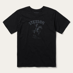 Bronco Rider Graphic Tee Black | Stetson