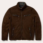 Suede Moto Jacket Brown | Stetson