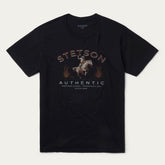 Stetson Authentic Graphic Tee Black | Stetson