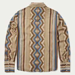 Sand Serape Print Shirt Tan | Stetson