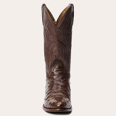 Chisholm Ostrich Boots Tobacco | Stetson