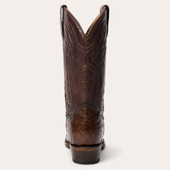 Chisholm Ostrich Boots Tobacco | Stetson