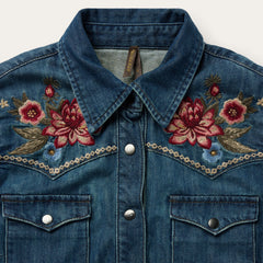 Lavish Denim Shirt Dress Blue | Stetson