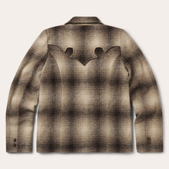 Wool Plaid Western Blazer Brown | Stetson