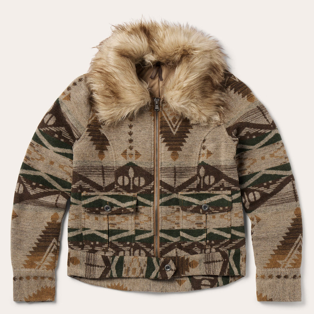 Southwestern Flannel Jacket Brown | Stetson