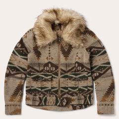 Southwestern Flannel Jacket Brown | Stetson