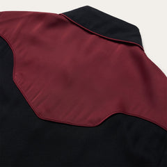 Piped Western Blouse Black | Stetson