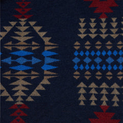 Hooded Serape Blanket Wrap Blue | Stetson