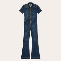 Dark Denim Jumpsuit Blue | Stetson
