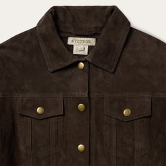 Lambskin Shirt Jacket Brown | Stetson
