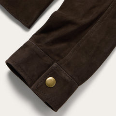 Lambskin Shirt Jacket Brown | Stetson