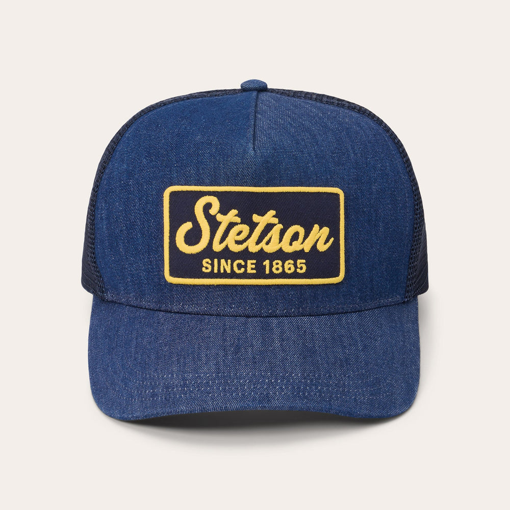 Dark Denim 1865 Patch Trucker Cap Blue | Stetson