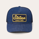 Dark Denim 1865 Patch Trucker Cap Blue | Stetson