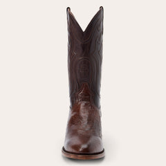 Wyatt Ostrich Boots Tobacco | Stetson