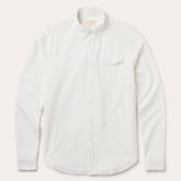 Peached Oxford Button-Down Shirt White | Stetson