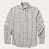 Dobby Stripe Shirt Tan | Stetson