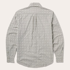 Dobby Stripe Shirt Tan | Stetson