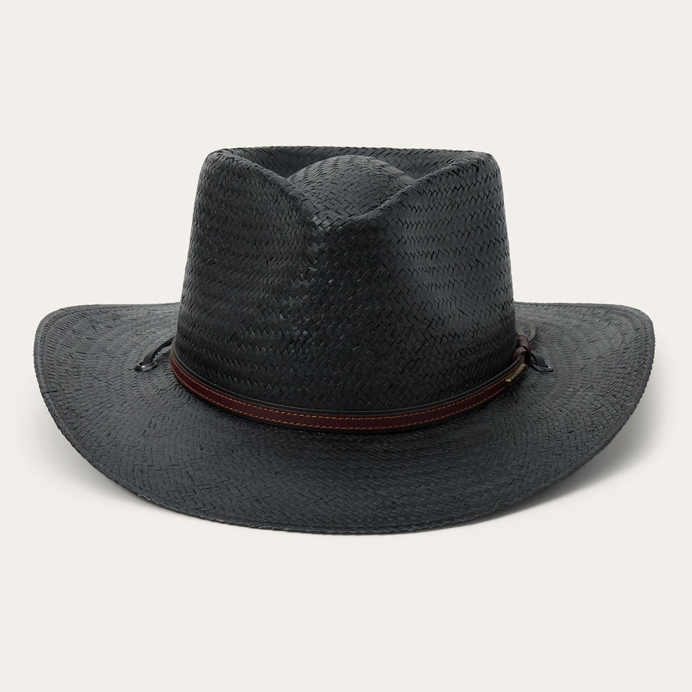 Belgrade Straw Outdoor Hat Black | Stetson