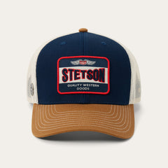 Vintage Patch Trucker Hat Navy | Stetson