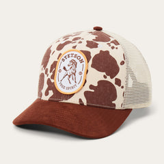 Free Spirit Trucker Hat Brown Cow | Stetson