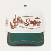 Landscape Trucker Hat Off White / Green | Stetson