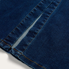 Stretch Denim Fitted Dress Blue | Stetson