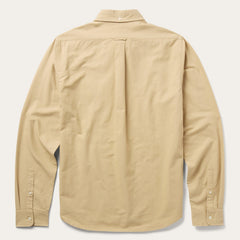 Peached Oxford Button-Down Shirt Tan | Stetson