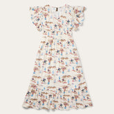 Desert Trails Print Prairie Dress White | Stetson