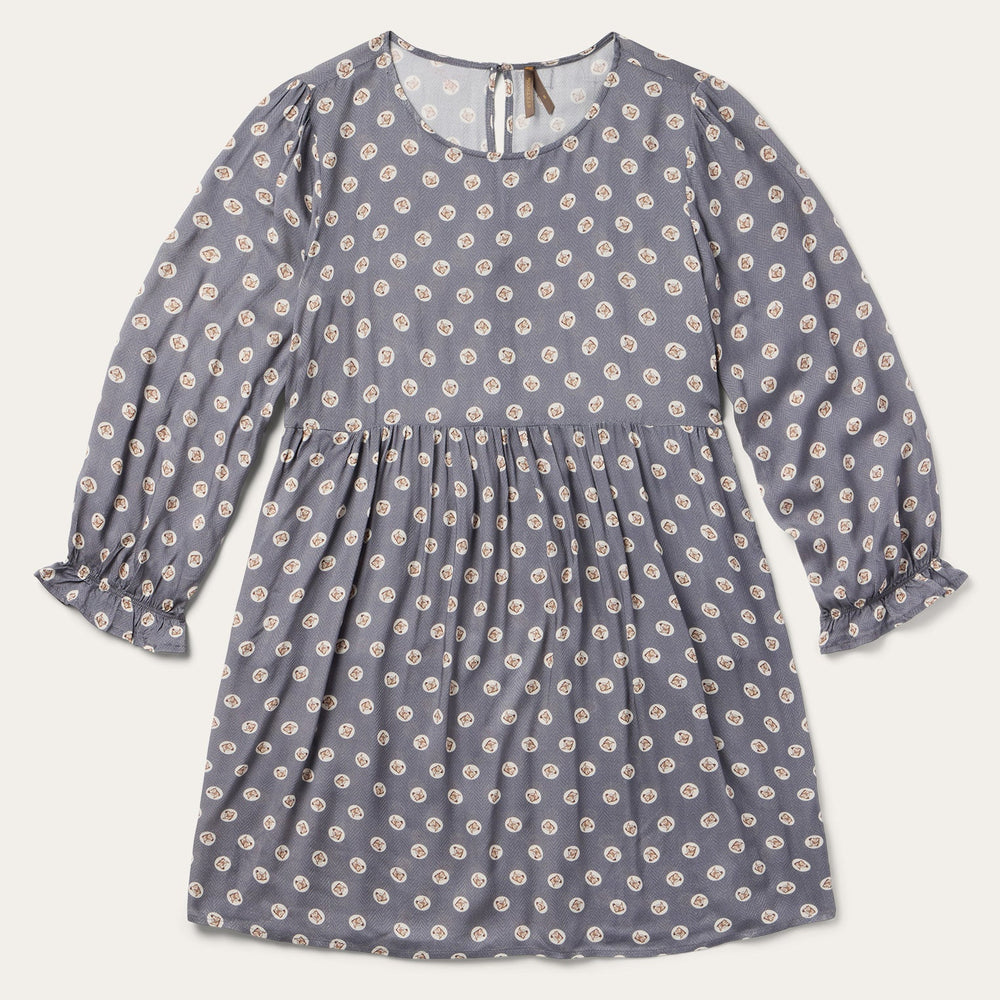 Horse Pennies Print Dress Grey | Stetson