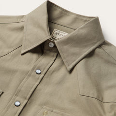 Olive Oxford Western Shirt Olive | Stetson