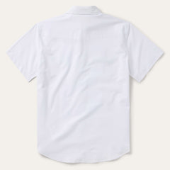 White Oxford Short Sleeve Western Shirt White | Stetson