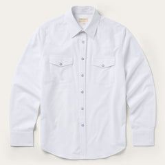 White Oxford Western Shirt White | Stetson